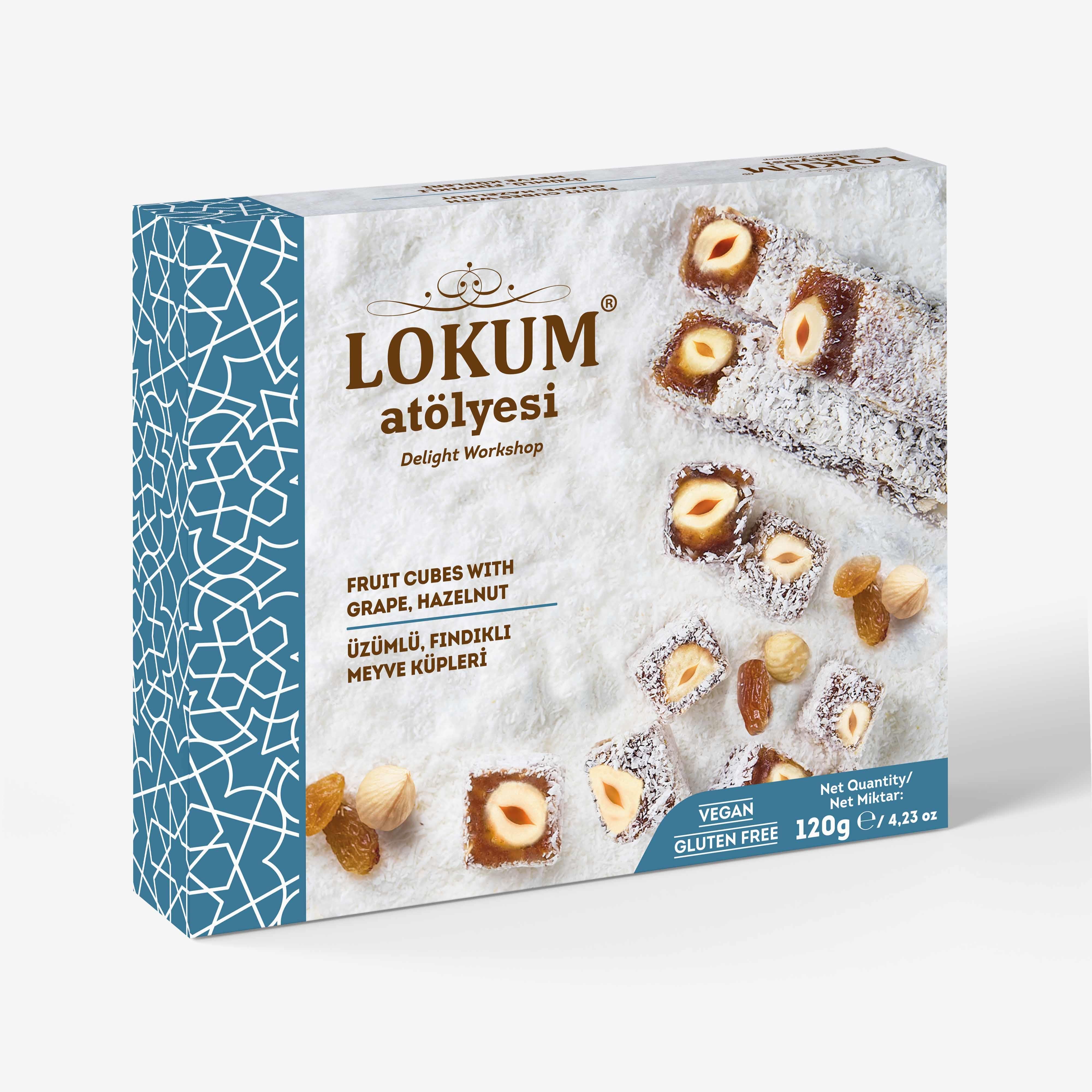 Üzümlü, Fındıklı Meyve Küpleri 120g