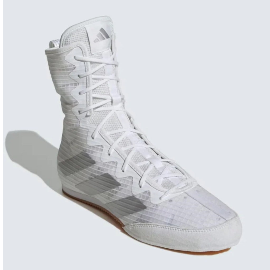 AdidasAdidas Box Hog 4 Boks Ayakkabısı Beyaz/Gümüş