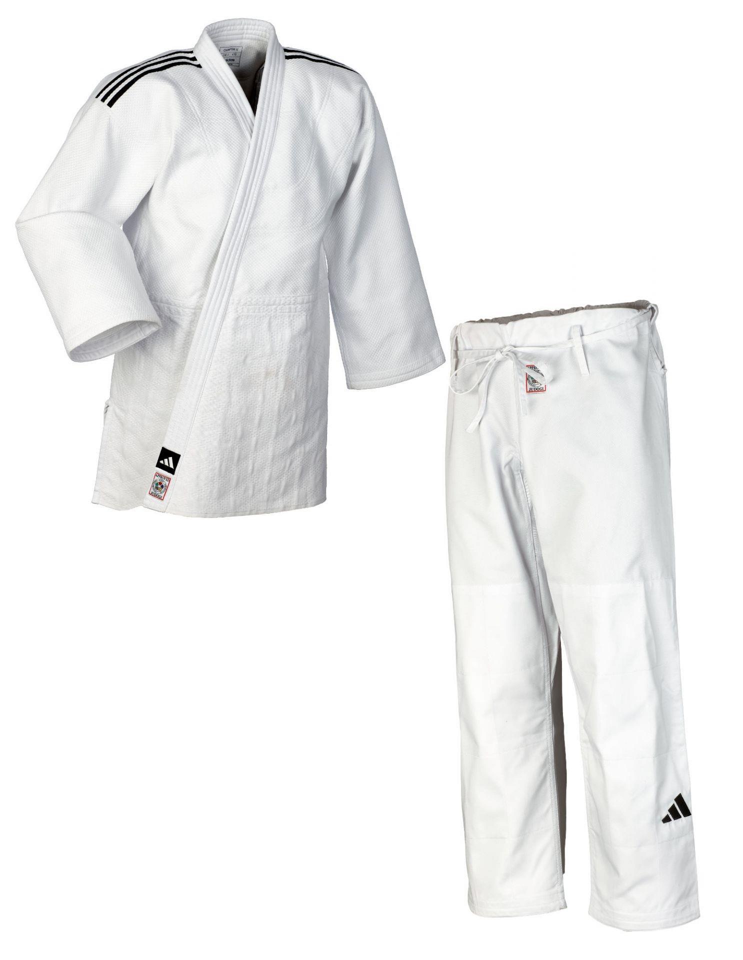 AdidasAdidas Champion III IJF Onaylı Judo Elbisesi Beyaz Judogi