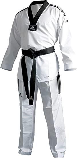 AdidasAdidas Fighter Eco 3 Stripes - 3 Çizgili Taekwondo Müsabaka Elbisesi