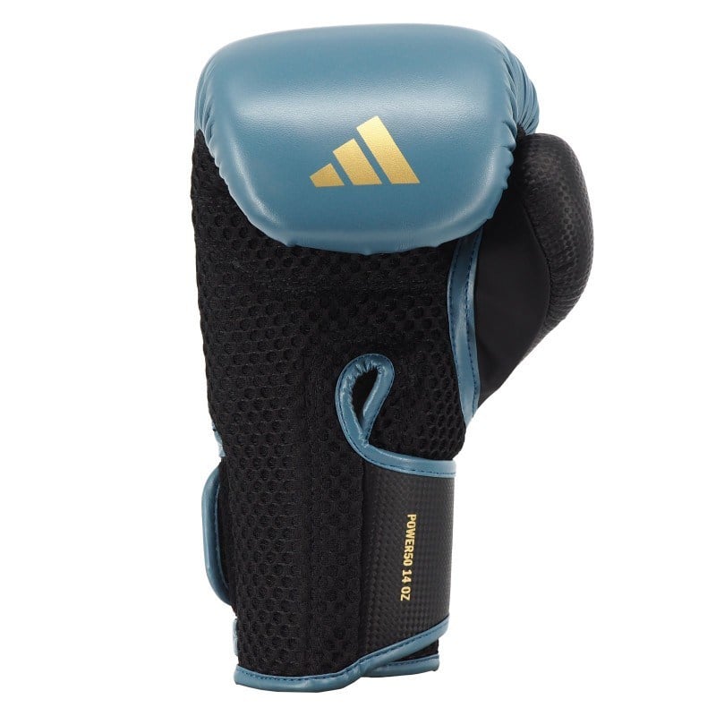 AdidasAdidas PWR50TG Power 50 Boks Eldiveni Mavi/Altın