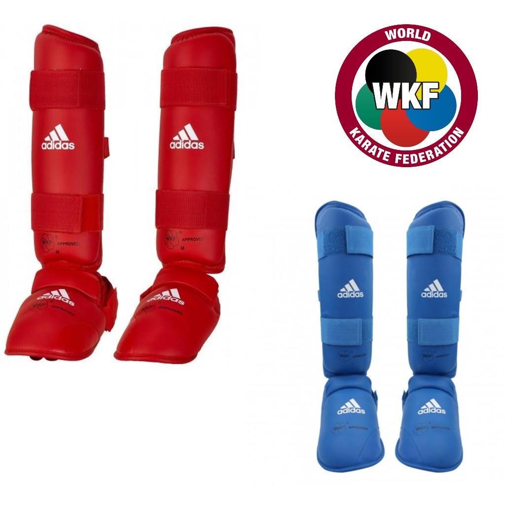 AdidasAdidas WKF Onaylı Karate Kaval Ayak Koruyucu Mavi - Kırmızı