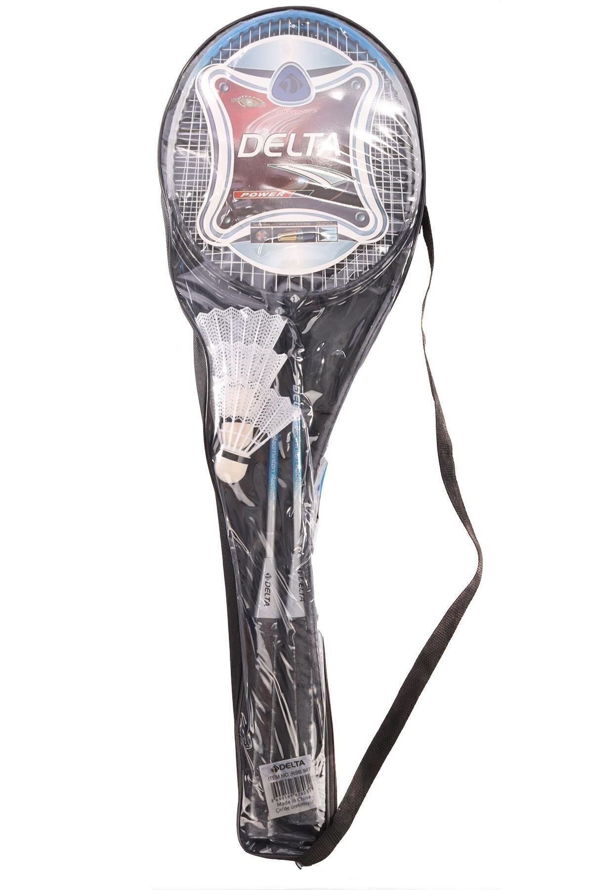 DeltaDelta 2 Adet Badminton Raketi İle 3 Adet Badminton Topu Ve Deluxe Badminton Çantası Çiftler İçin Set