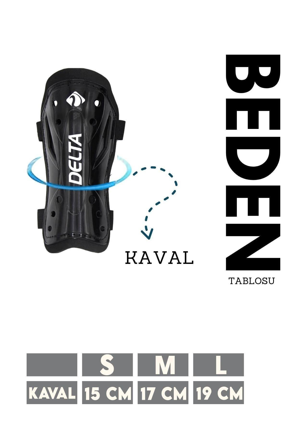 DeltaDelta Çift Cırtlı 2 Adet Tekmelik Futbol Tekmeliği Futbolcu Kaval Koruyucu L Gri