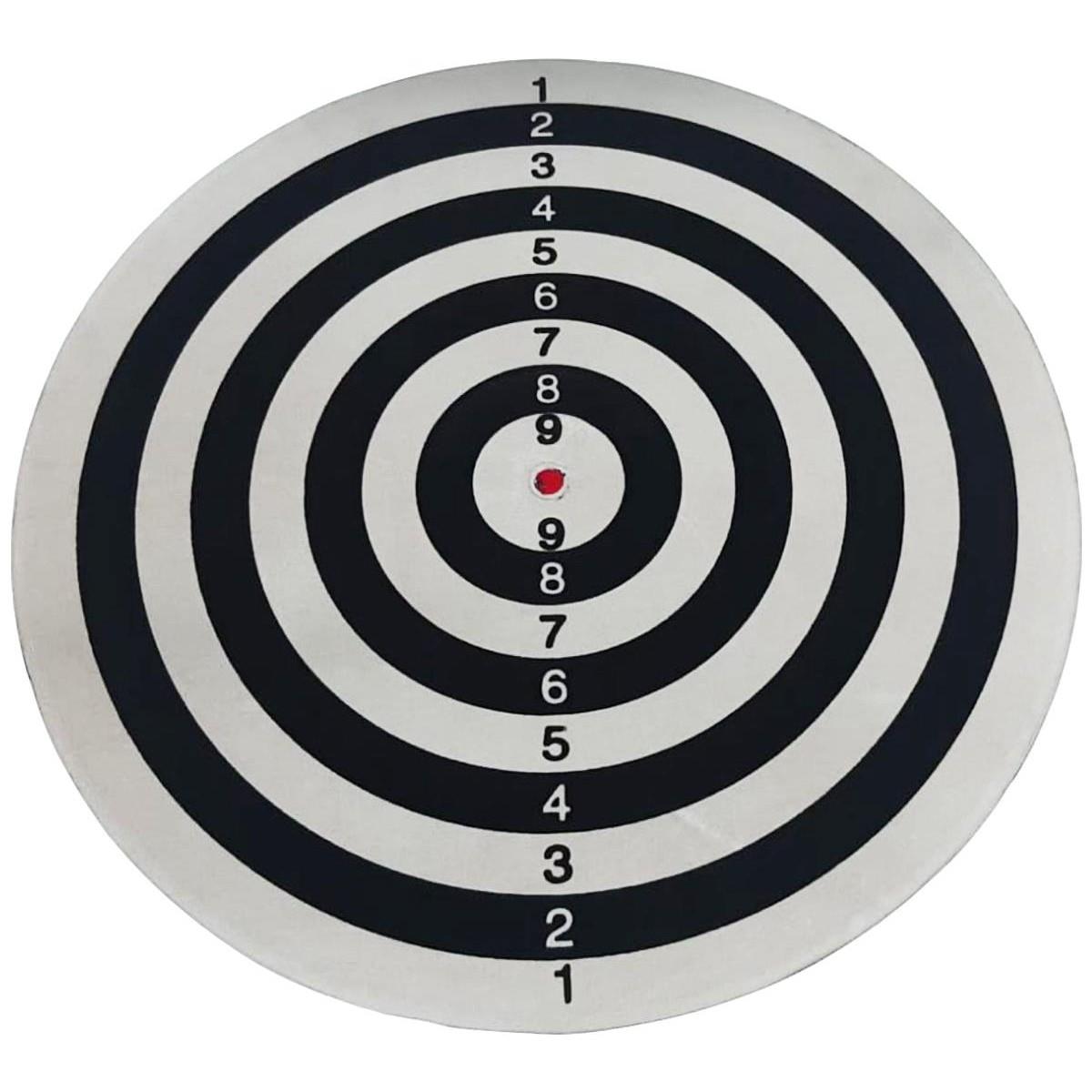 DeltaDelta Flocked Dart Seti 45 Cm (18 İnç) Büyük Boy + 6 Dart Oku (18 Gr) Hedef Tahtası SDF76