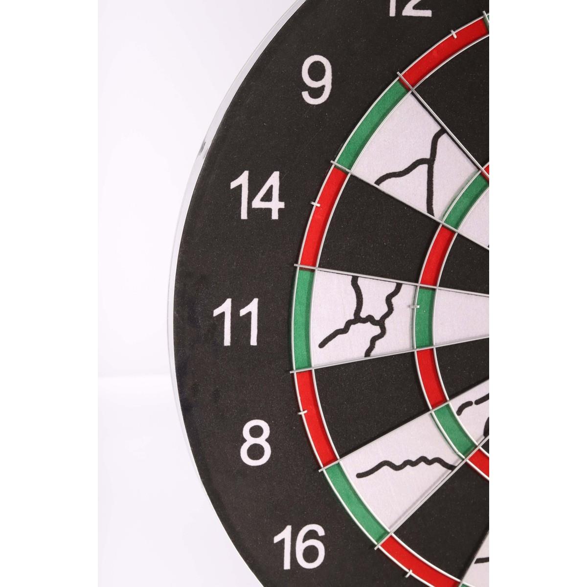 DeltaDelta Flocked Dart Seti 45 Cm (18 İnç) Büyük Boy + 6 Dart Oku (18 Gr) Hedef Tahtası SDF76