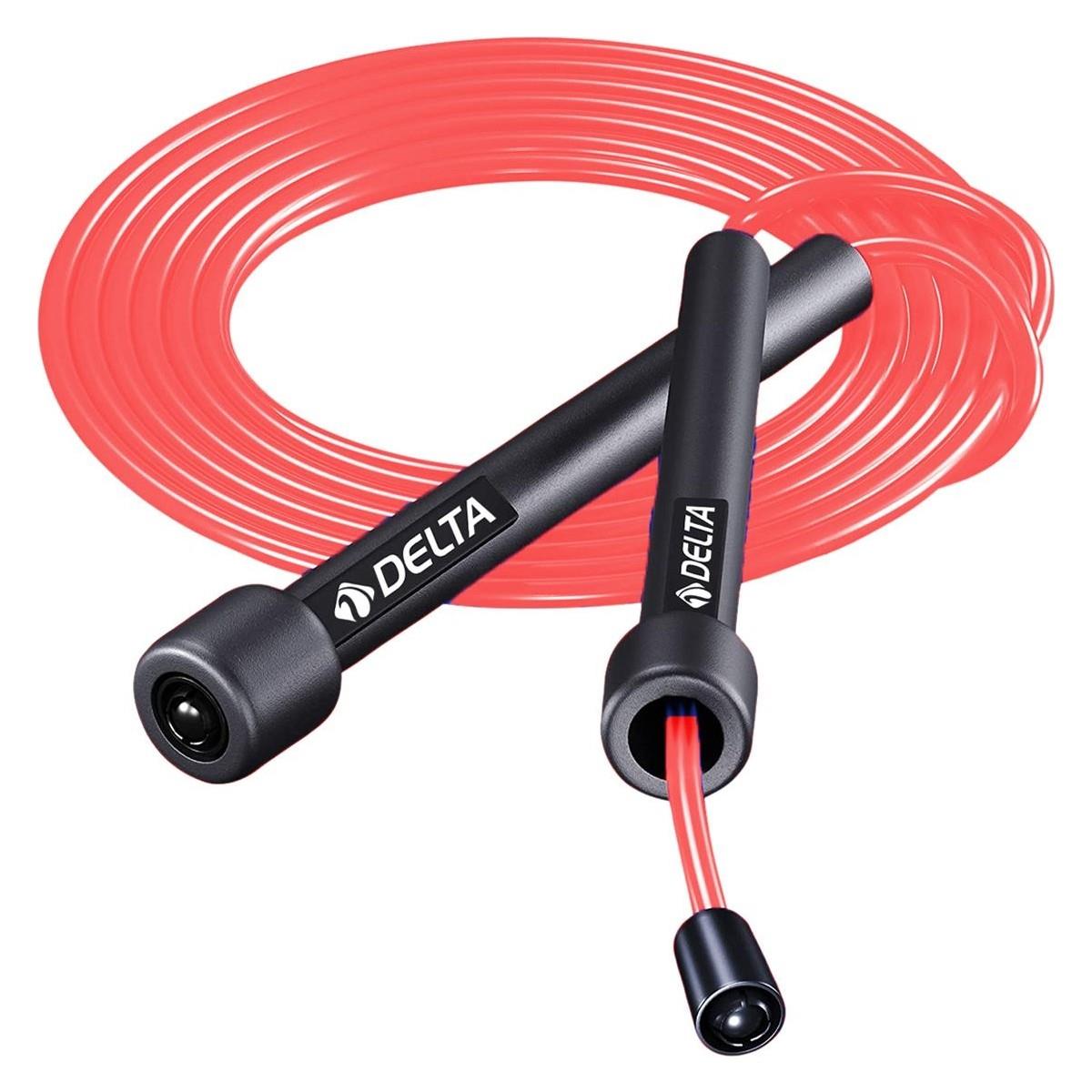 DeltaDelta Kırmızı Uzunluğu Ayarlanabilir Deluxe Atlama İpi ARK592