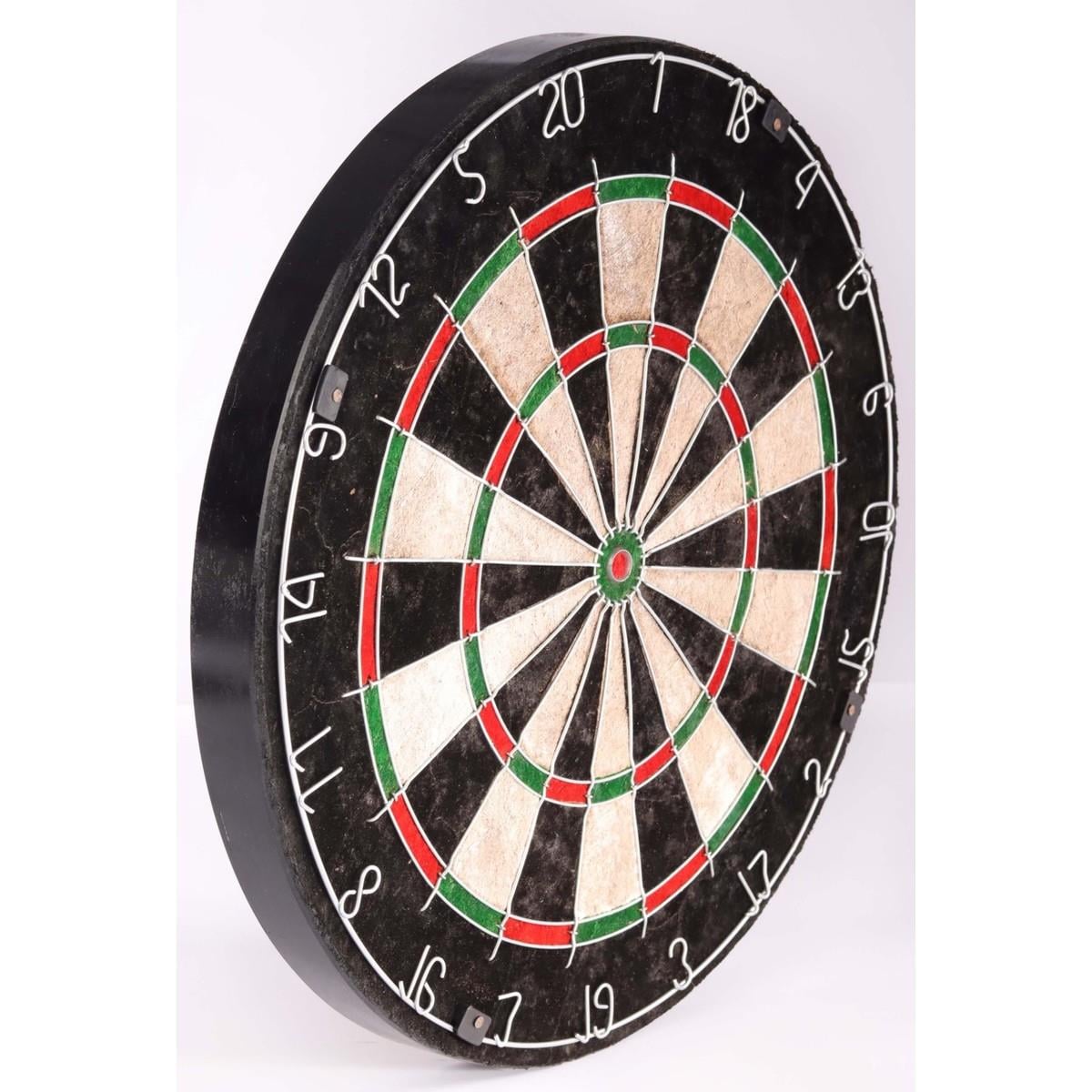 DeltaDelta Sisal Dart Seti 45 Cm (18 İnç) Büyük Boy + 6 Dart Oku (18 Gr) Hedef Tahtası SDS88