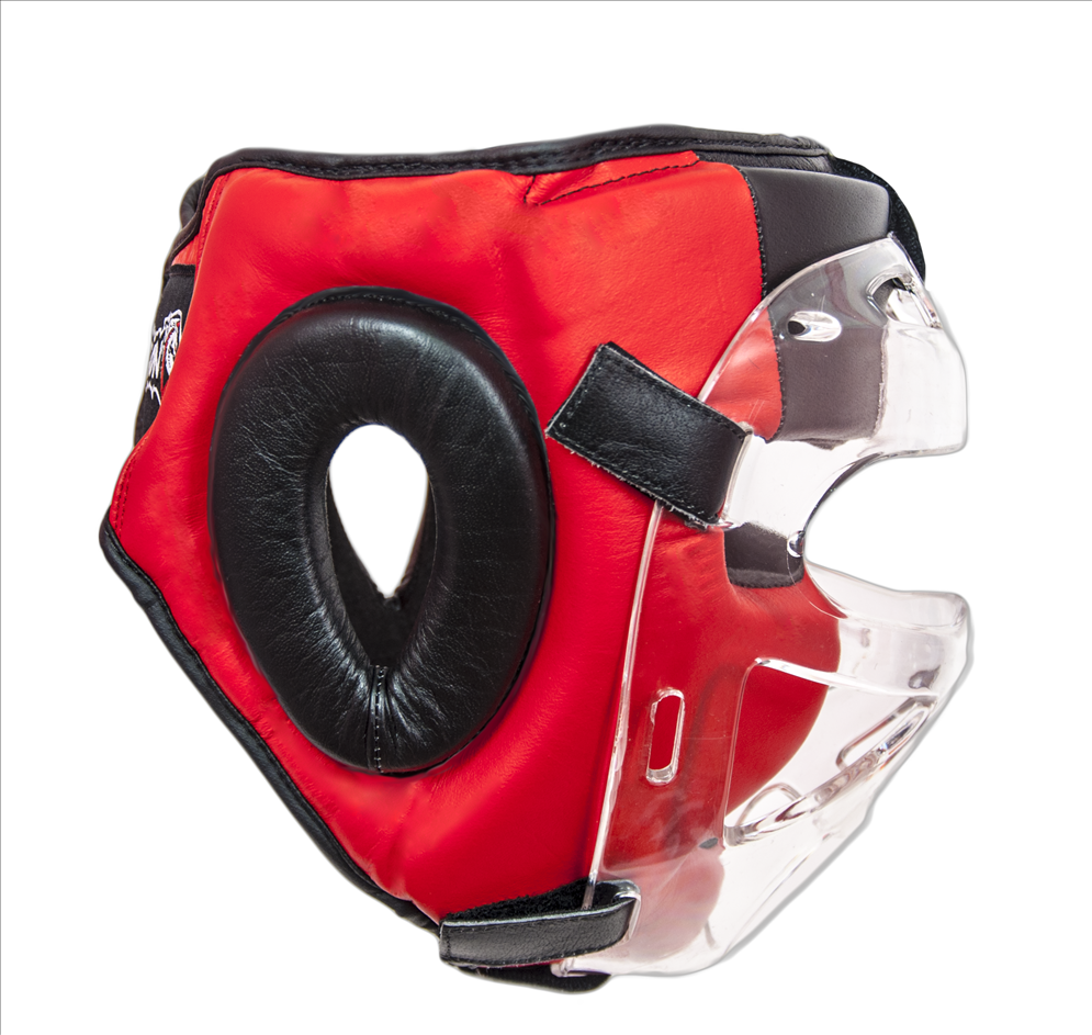 DragonDoDragonDo 11750-L Deri Maskeli Boks - Kick Boks - Muay Thai ve MMA Kaskı