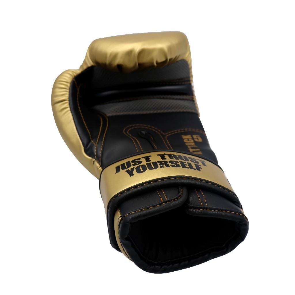 DragonDoDragonDo 30095-P Attack-5 Boks Eldiveni Gold Muay Thai Kick Boks Eldiveni
