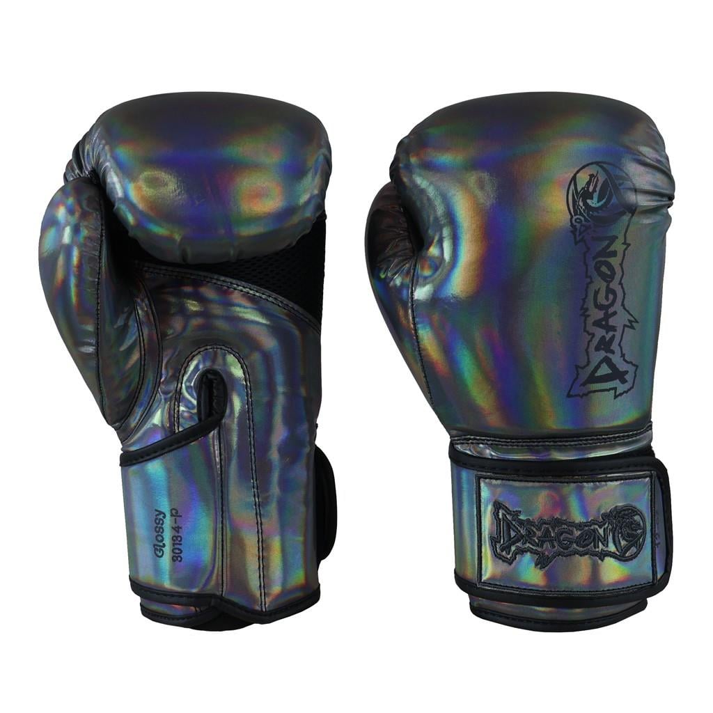 DragonDoDragonDo 30134-P Glossy Boks Eldiveni Parlak Gri Kick Boks Muay Thai Eldiveni