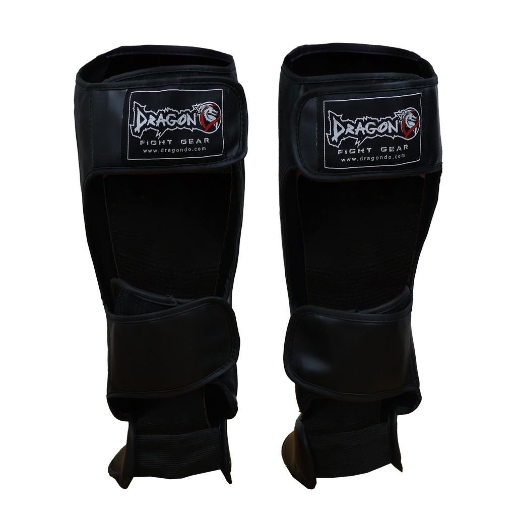 DragonDoDragonDo 40715-P Kaval Ayak Koruyucu Siyah Profesyonel Kick Boks Kaval Koruyucu
