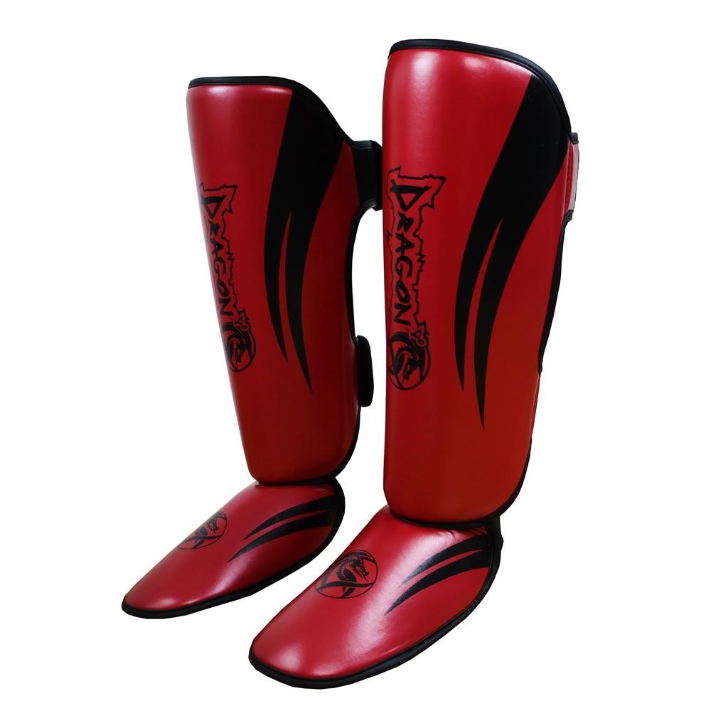 DragonDoDragonDo 40716-P Kaval Ayak Koruyucu Kırmızı Kick Boks Kaval Koruyucu