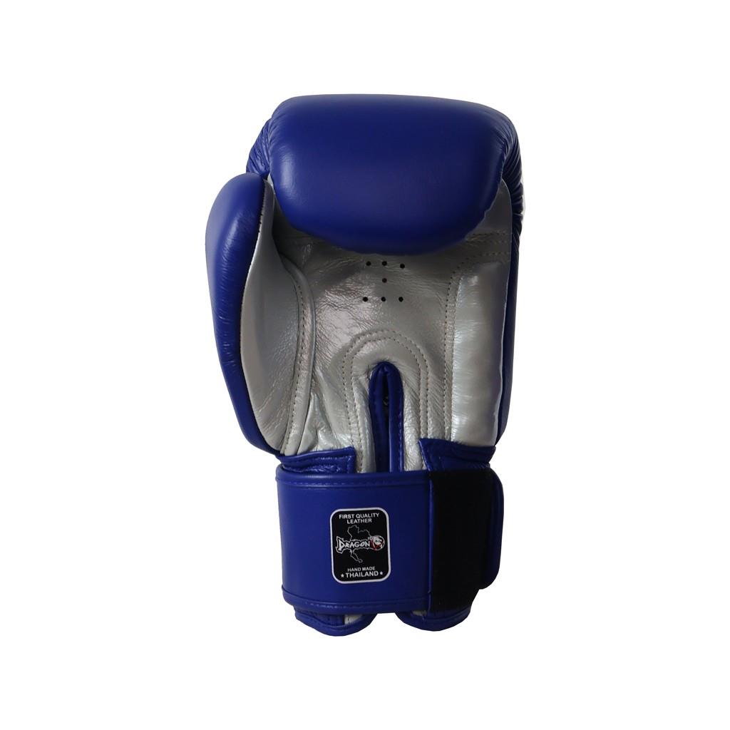 DragonDoDragonDo DRGN-G3 Hakiki Deri Boks Eldiveni Mavi Muay Thai Eldiveni