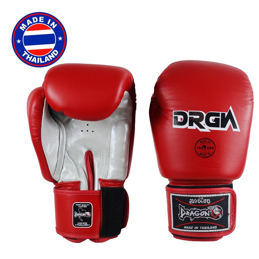 DragonDoDragonDo DRGN-G3 Hakiki Deri Boks Eldiveni Kırmızı Muay Thai Eldiveni