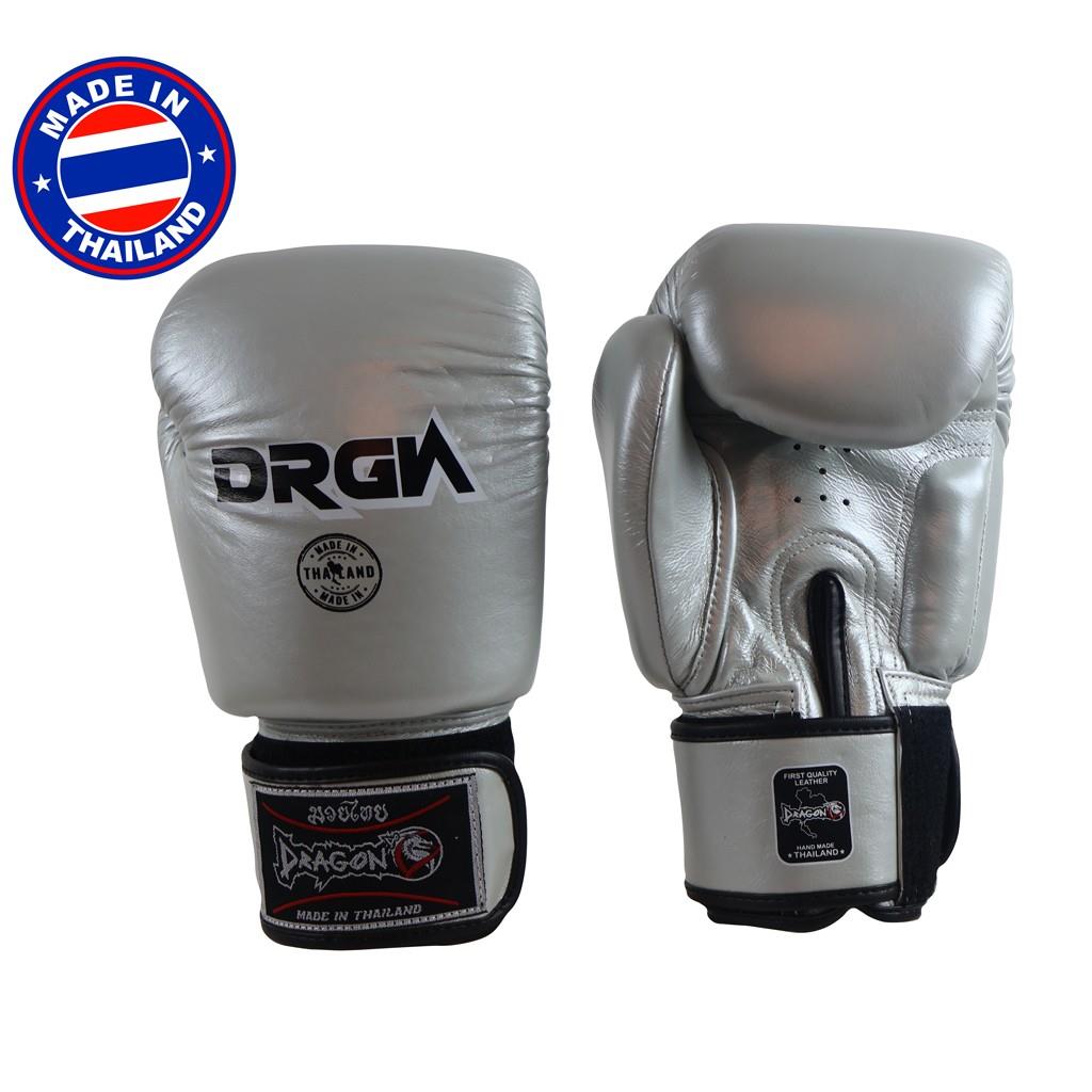 DragonDoDragonDo DRGN-G3 Hakiki Deri Boks Eldiveni Gümüş Kick Boks Eldiveni