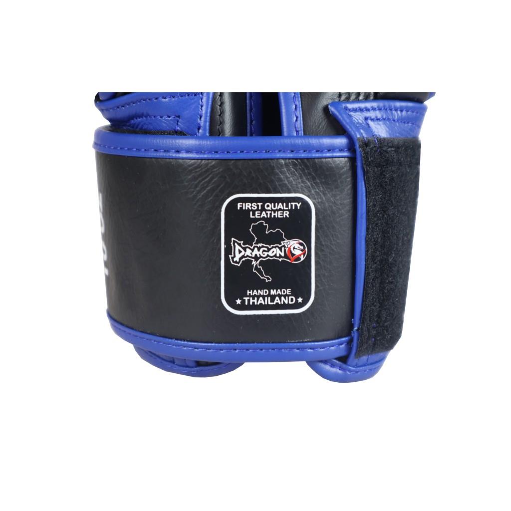 DragonDoDragonDo DRGN-MG3 Hakiki Deri Boks Eldiveni Mavi Muay Thai Eldiveni