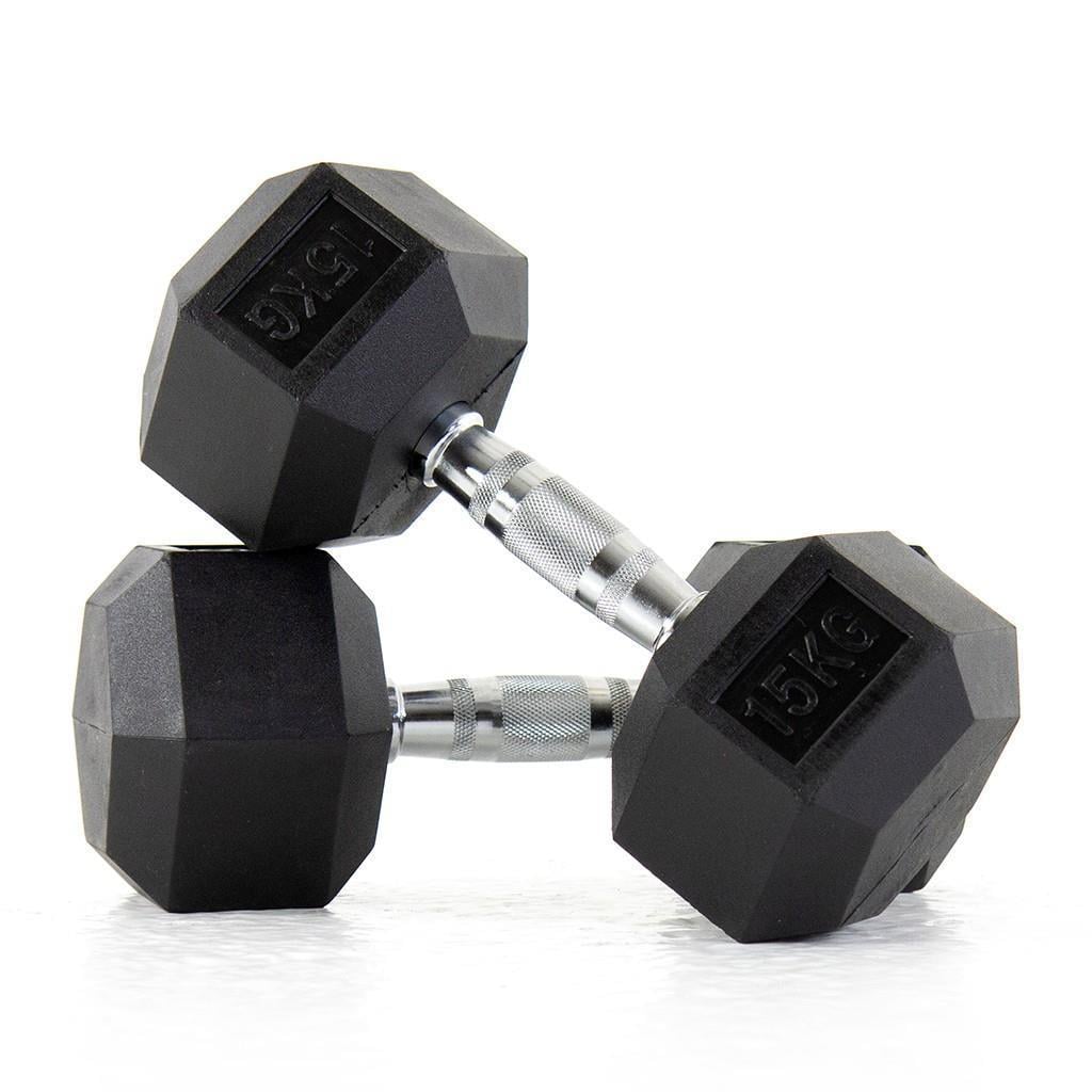 DragonDoDragonDo Kauçuk Altıgen Dambıl 15 Kg - BoksshopDragonDo Kauçuk Altıgen Dambıl 15 Kg