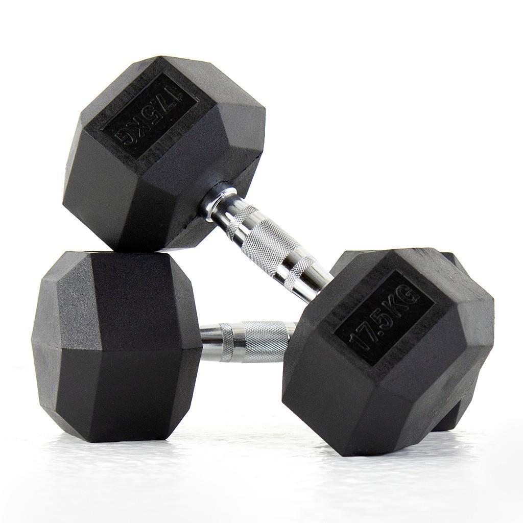 DragonDoDragonDo Kauçuk Altıgen Dambıl 17,5 Kg