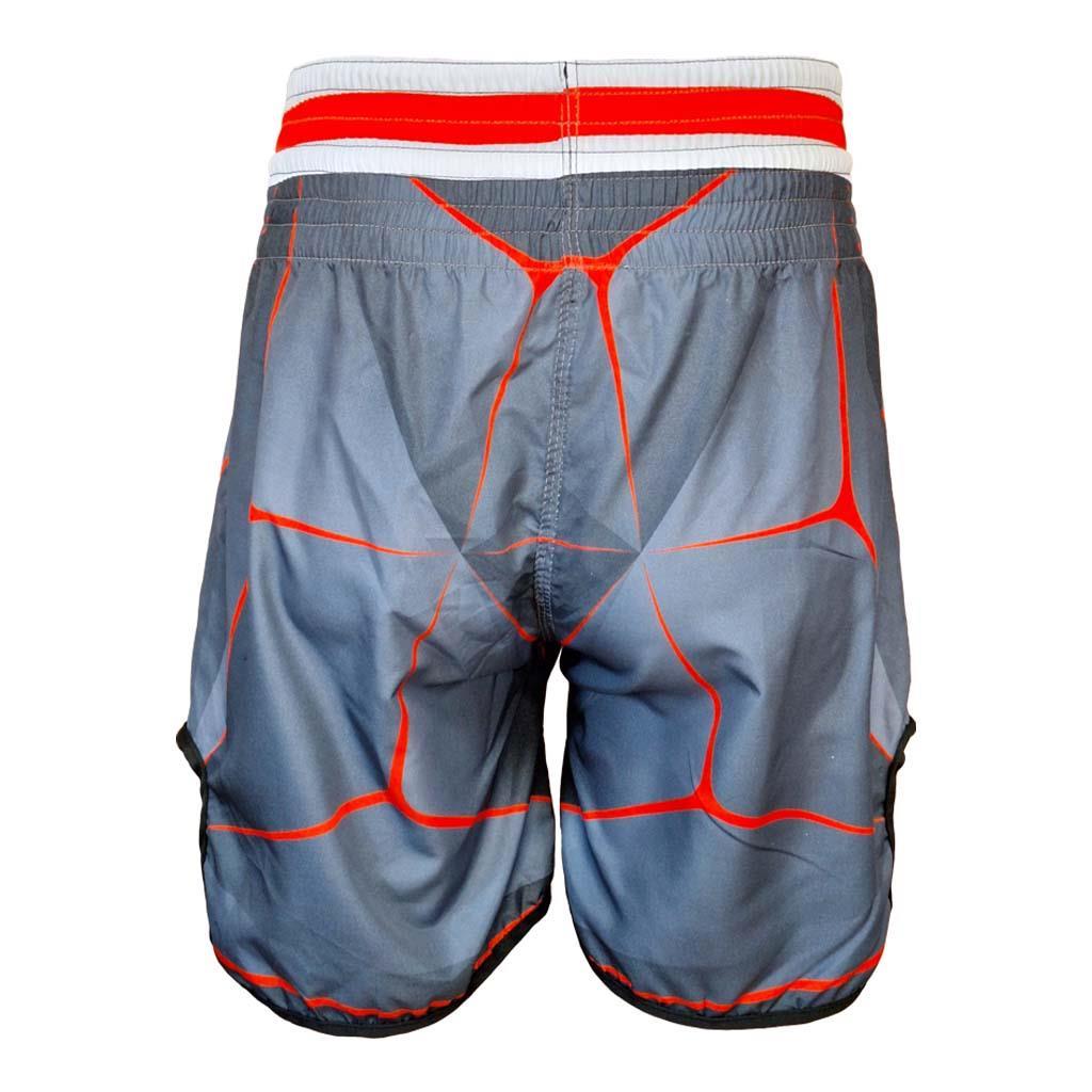 DragonDoDragonDo KB243 Kick Boks Şortu Kick Boxing Antrenman Şortu Gri Desenli Şort