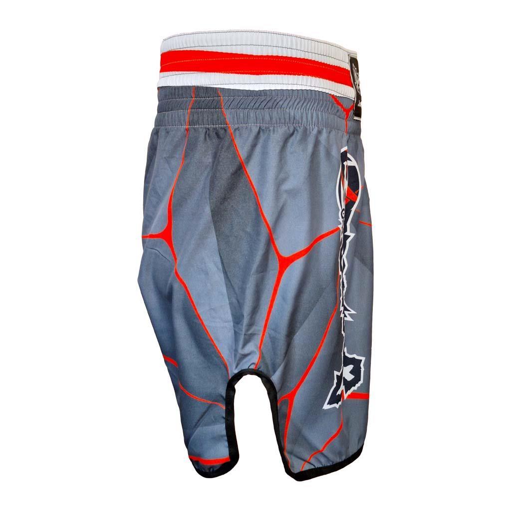 DragonDoDragonDo KB243 Kick Boks Şortu Kick Boxing Antrenman Şortu Gri Desenli Şort