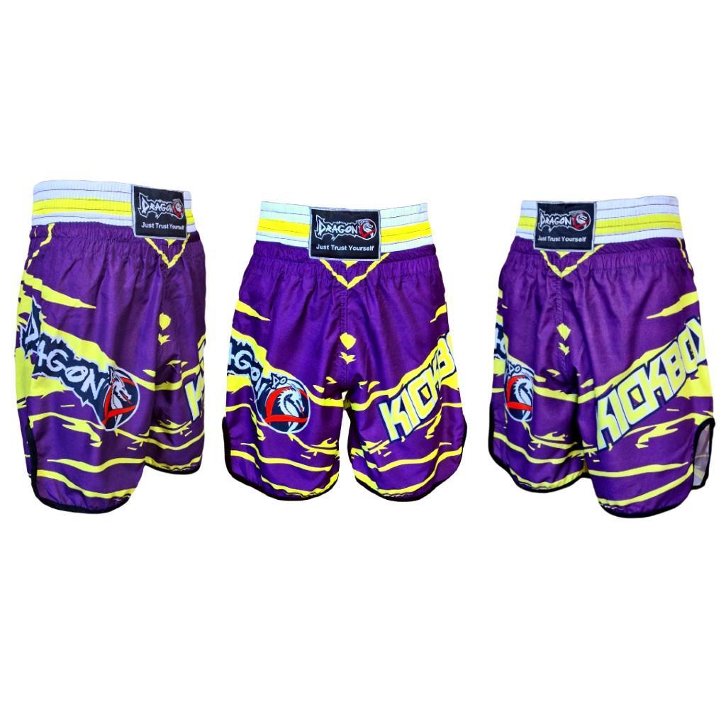 DragonDoDragonDo KB246 Kick Boks Şortu Kick Boxing Antrenman Şortu Dijital Baskılı Neon Şort