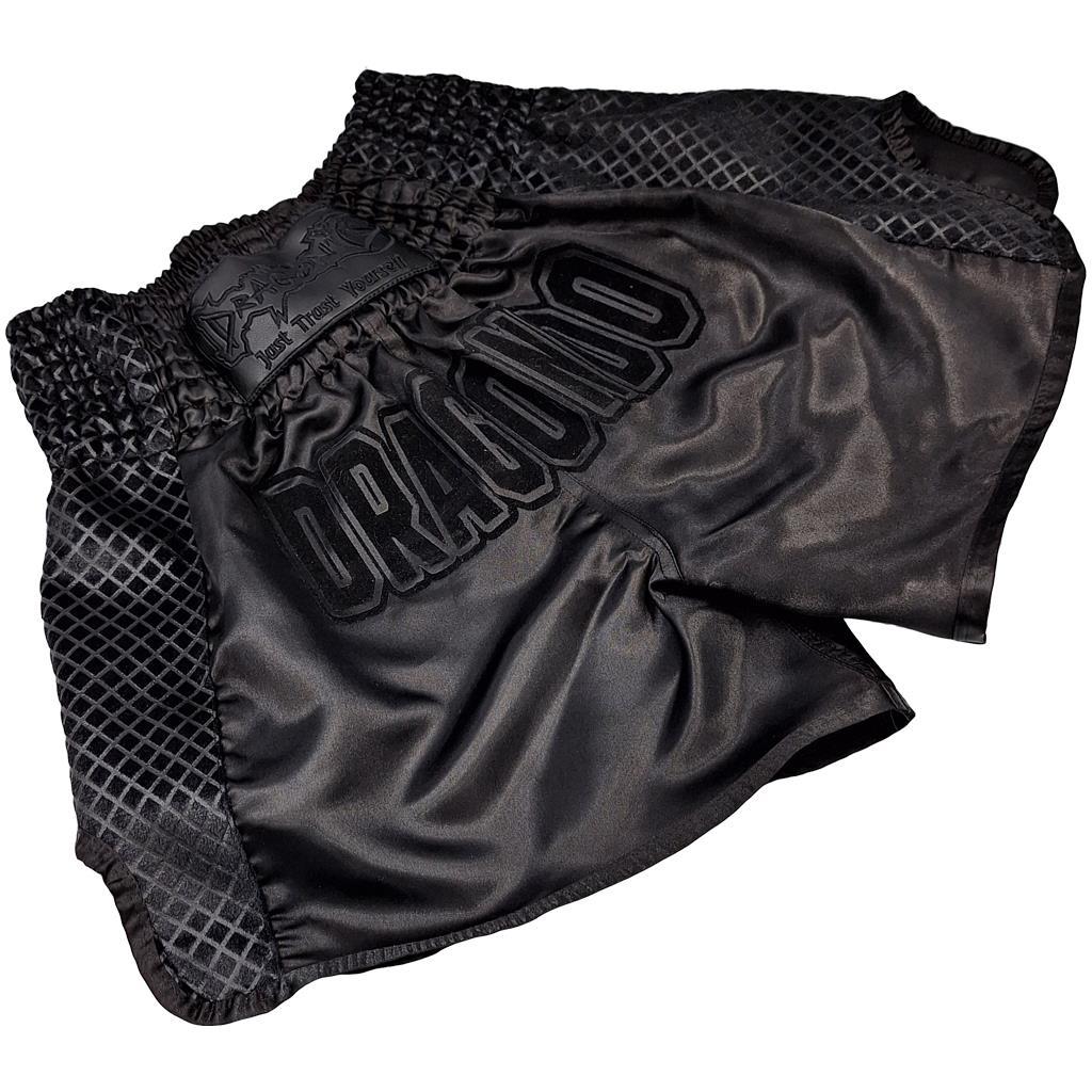 DragonDoDragonDo MT3025 Black Night Muay Thai Şortu Siyah Antrenman Şortu
