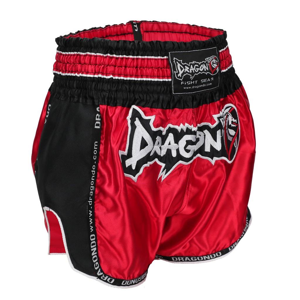 DragonDoDragonDo MT3075 Retro NEO Muaythai Şortu Kırmızı Retro Muay Thai Şort