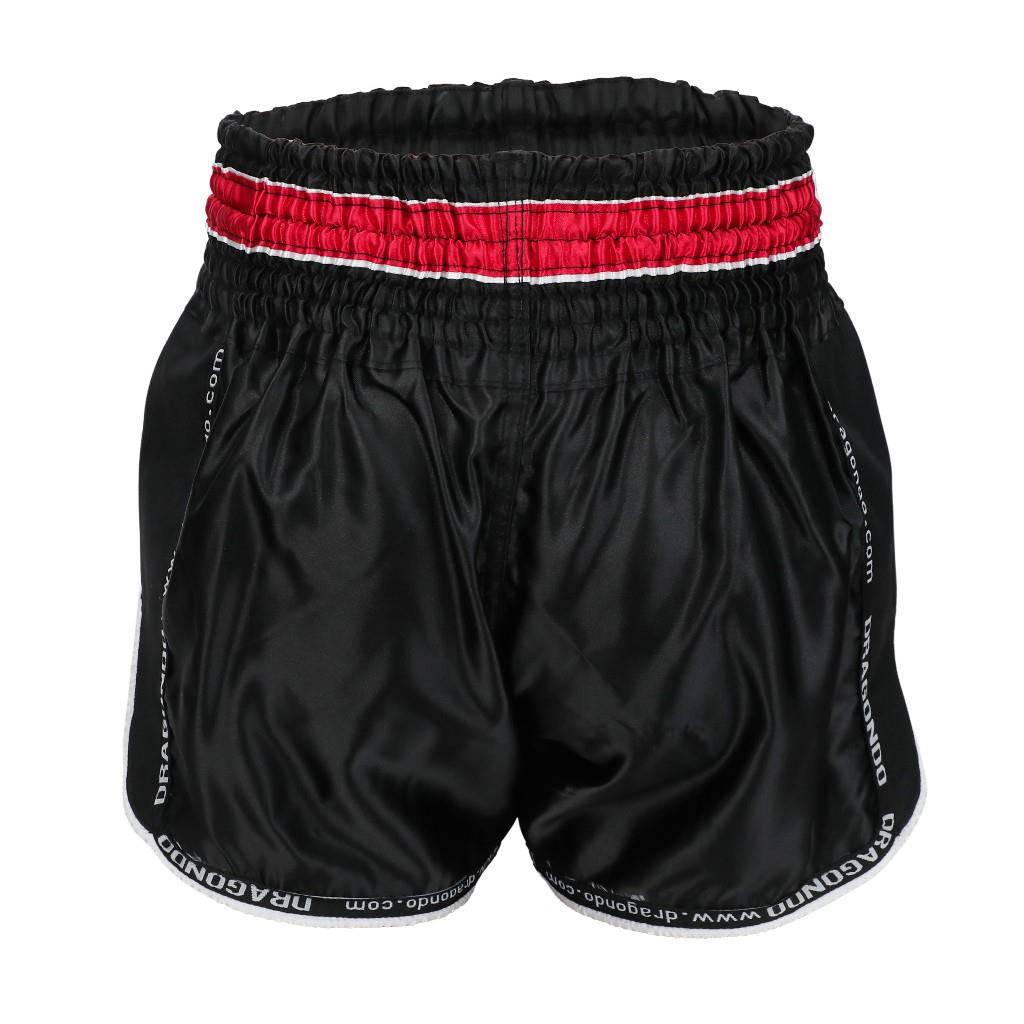 DragonDoDragonDo MT3075 Retro NEO Muaythai Şortu Siyah Retro Muay Thai Şort