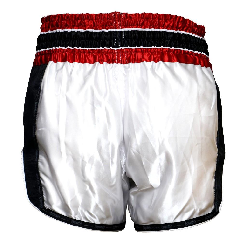 DragonDoDragonDo MT3075 Retro NEO Muaythai Şortu Beyaz Muay Thai Şort