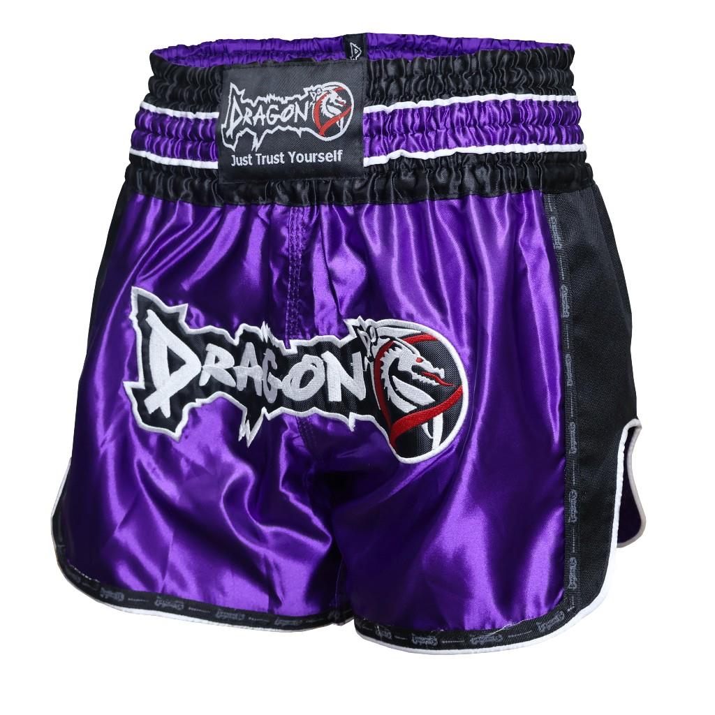 DragonDoDragonDo MT3075 Retro NEO Muaythai Şortu Mor Muay Thai Şort