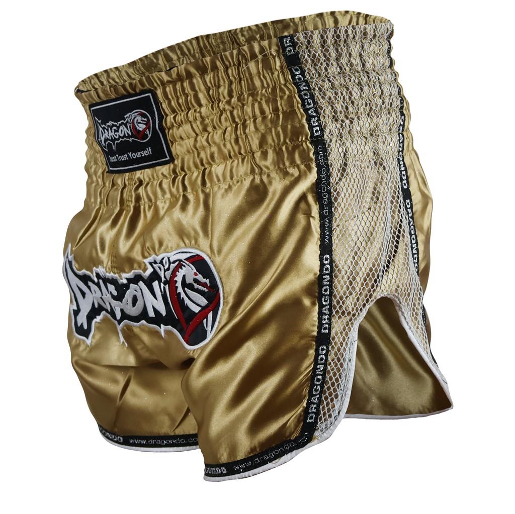 DragonDoDragonDo MT3076 Shiny Muay Thai Gold Kick Boks Şortu 