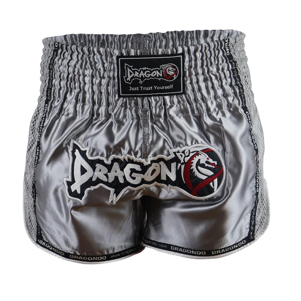 DragonDoDragonDo MT3076 Shiny Muay Thai Gri Kick Boks Şortu 