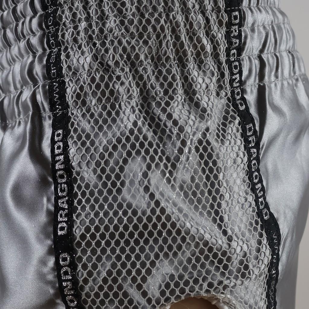 DragonDoDragonDo MT3076 Shiny Muay Thai Gri Kick Boks Şortu 