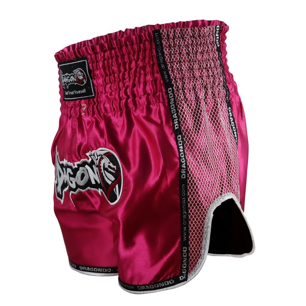 DragonDoDragonDo MT3076 Shiny Muay Thai Pembe Kick Boks Şortu 