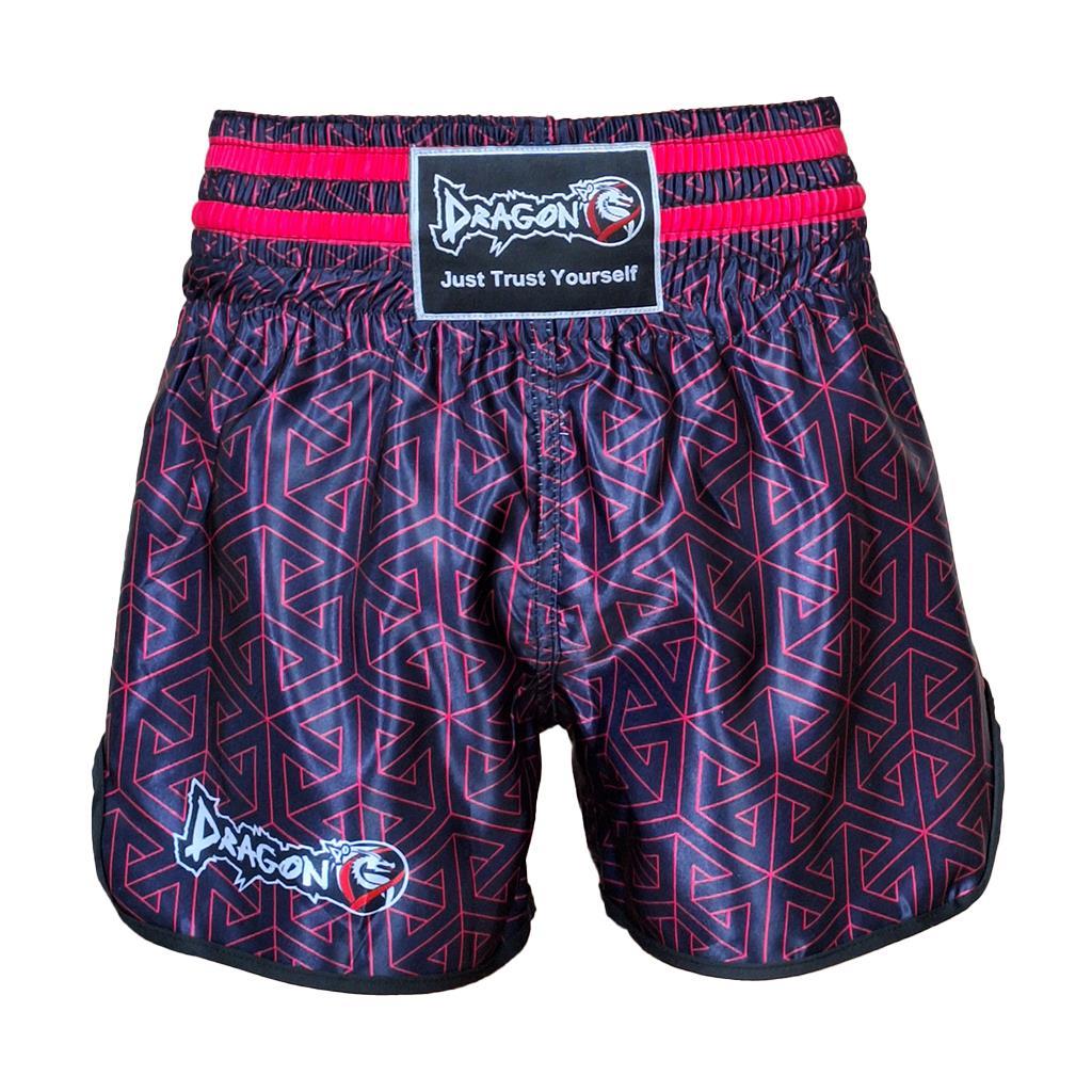 DragonDoDragonDo MT3442 Muay Thai Şortu Kick Boks Şort Neon Pembe Dijital Baskılı Şort