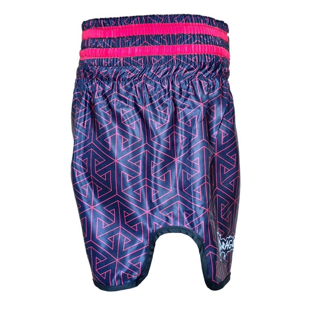 DragonDoDragonDo MT3442 Muay Thai Şortu Kick Boks Şort Neon Pembe Dijital Baskılı Şort