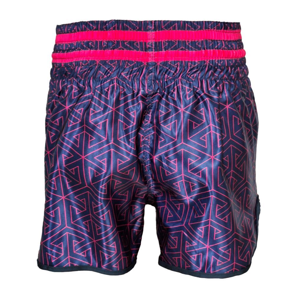 DragonDoDragonDo MT3442 Muay Thai Şortu Kick Boks Şort Neon Pembe Dijital Baskılı Şort