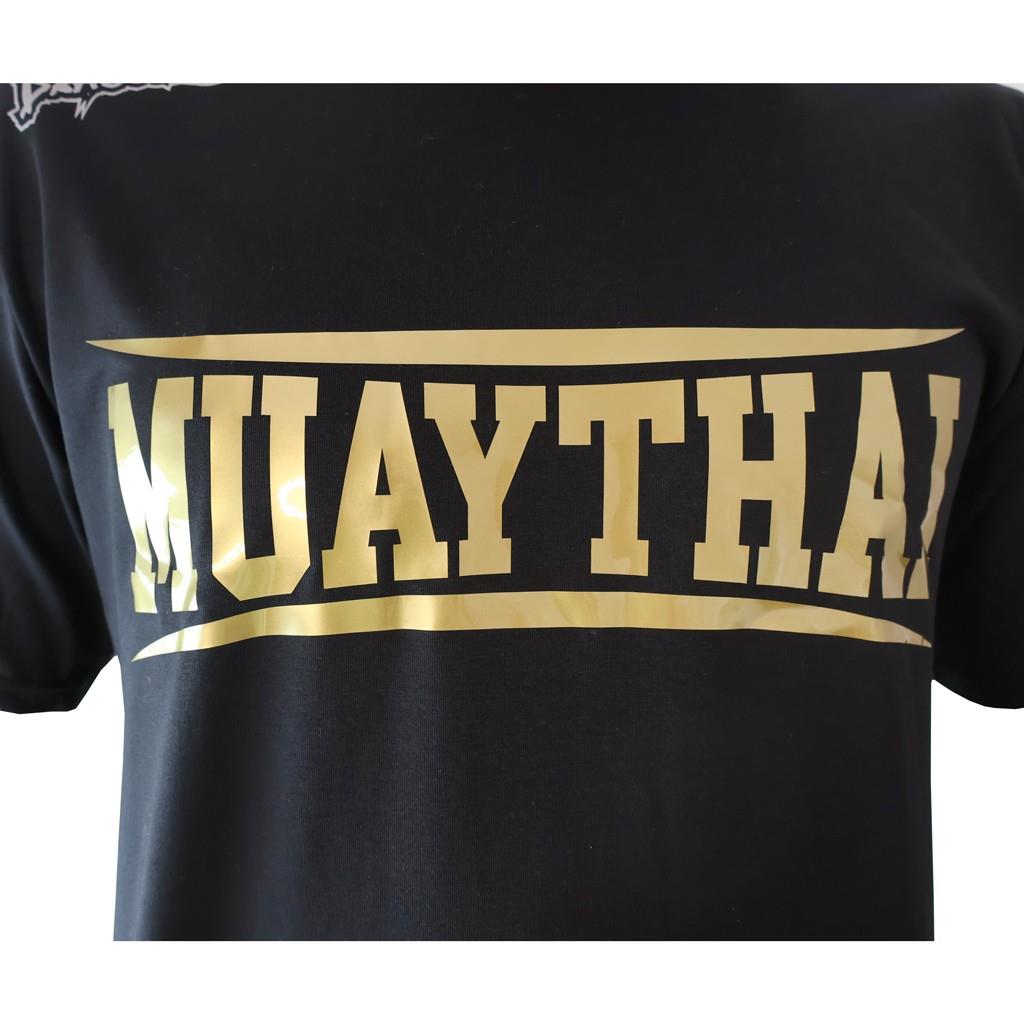 DragonDoDragonDo TX8522 Muaythai Tişört Gold Baskılı Muay Thai Tişört 
