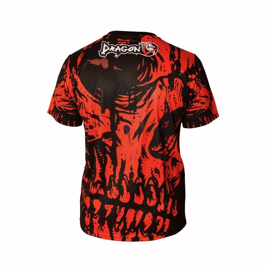 DragonDoDragonDo TX8597 Kick Boks  Muaythai Tişört Kırmızı Dijital Baskılı Tişört