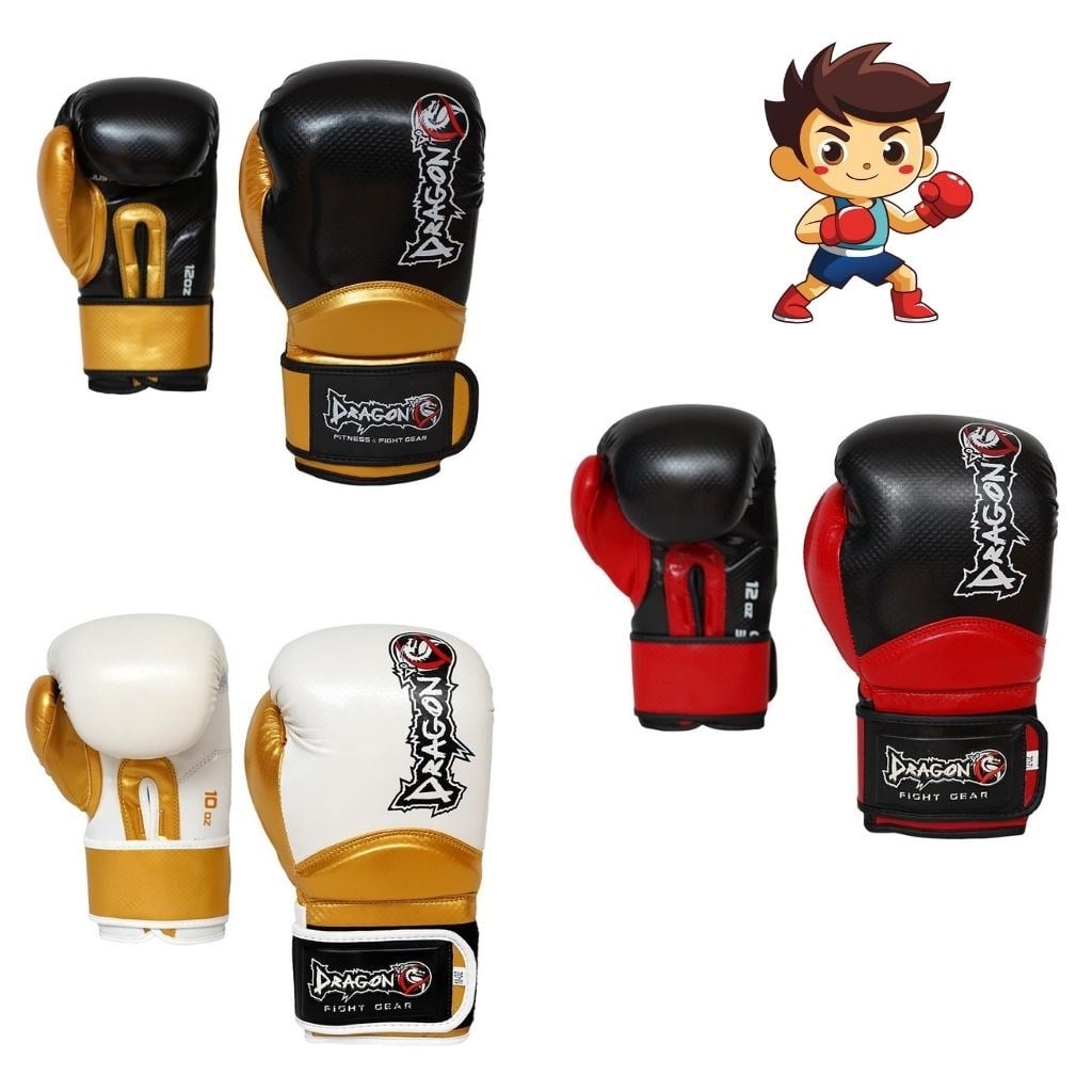 DragonDoDrogonDo 30025-P Carbon 5 JR Boks Eldiveni Çocuk Boks Eldiveni