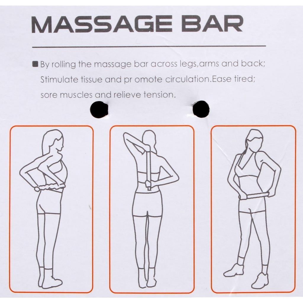 LiveupLS5053 Pilates Masaj Barı Mavi-Beyaz