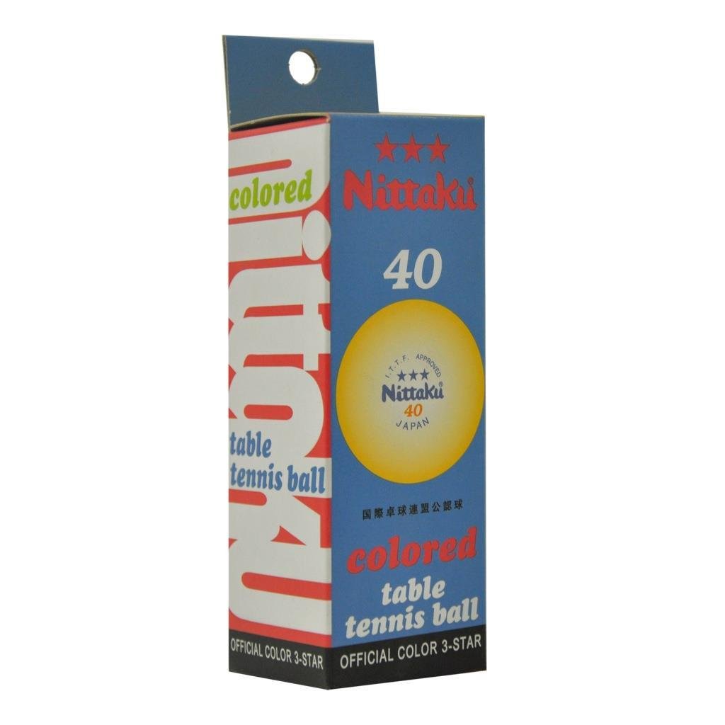 NittakuNittaku 3 Star NB-1912 3'lü Masa Tenisi Topu Turuncu