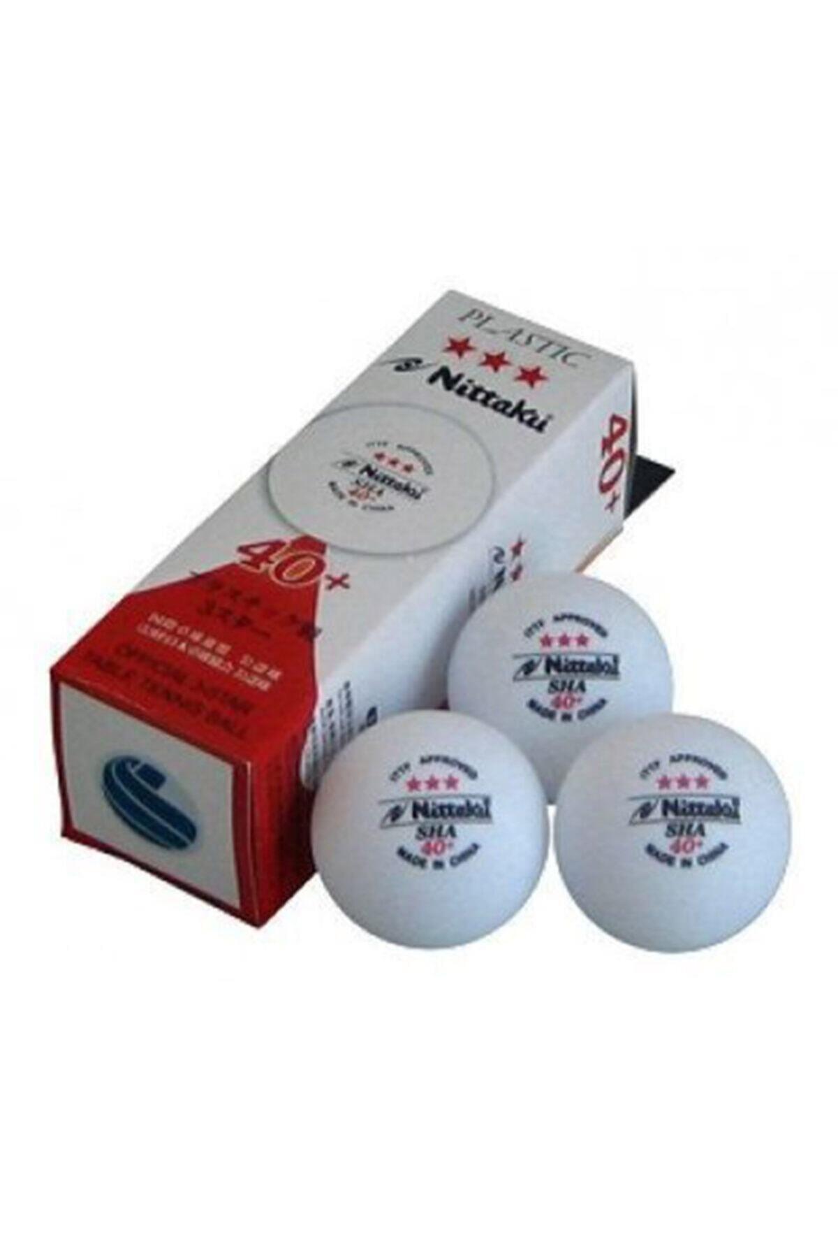 NittakuNittaku Nb1400 3 Star 40+ ITTF&JTTA Onaylı Profesyonel Masa Tenisi Topu