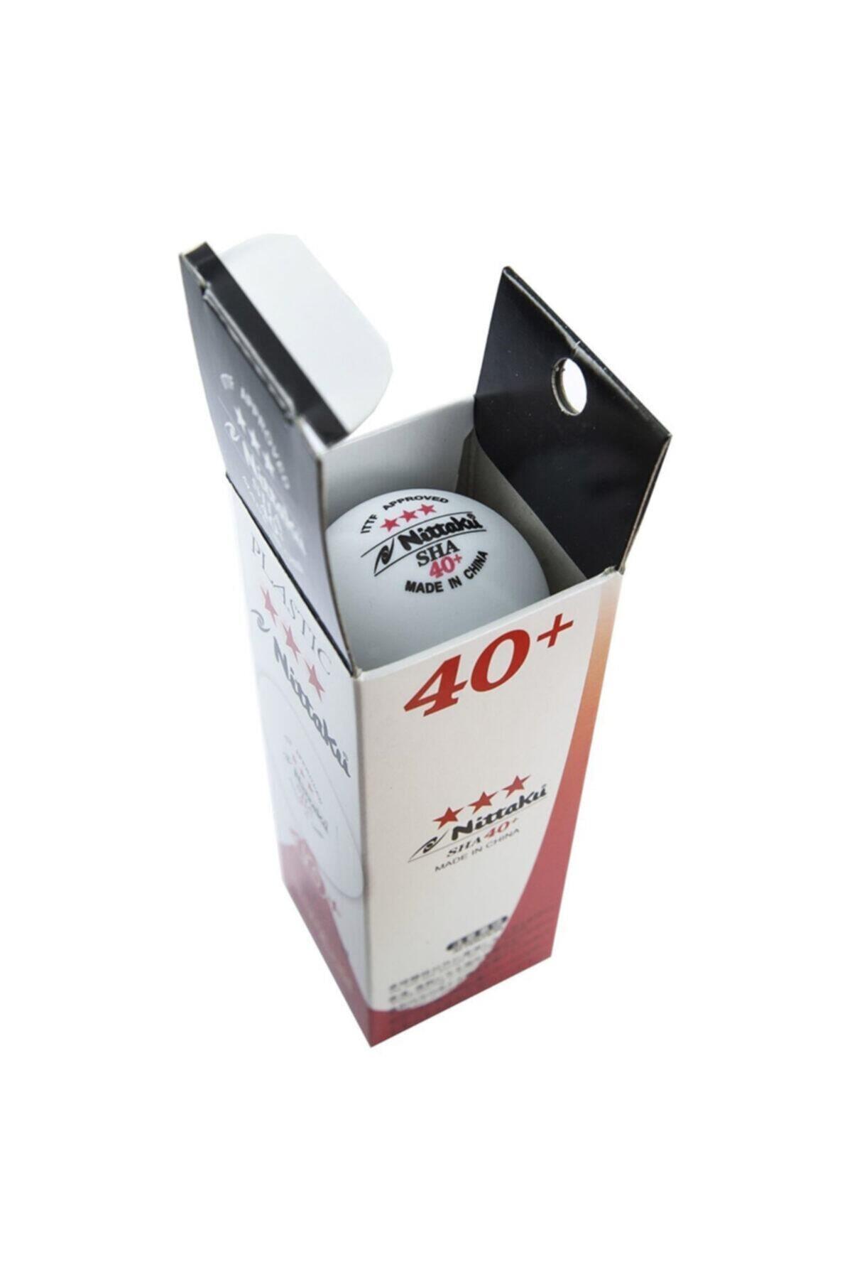 NittakuNittaku Nb1400 3 Star 40+ ITTF&JTTA Onaylı Profesyonel Masa Tenisi Topu