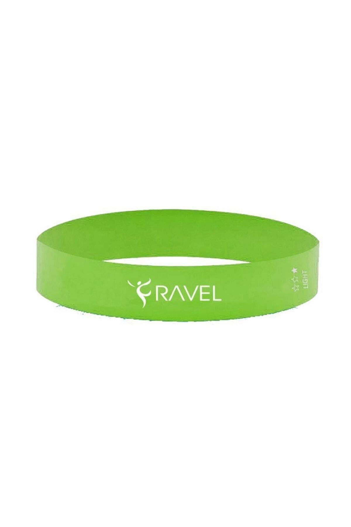 RavelRavel Latex Hafif Sert Aerobik Pilates Direnç Egzersiz Bandı Squat Çalışma Lastiği (Uç Kısmı Kapalı)