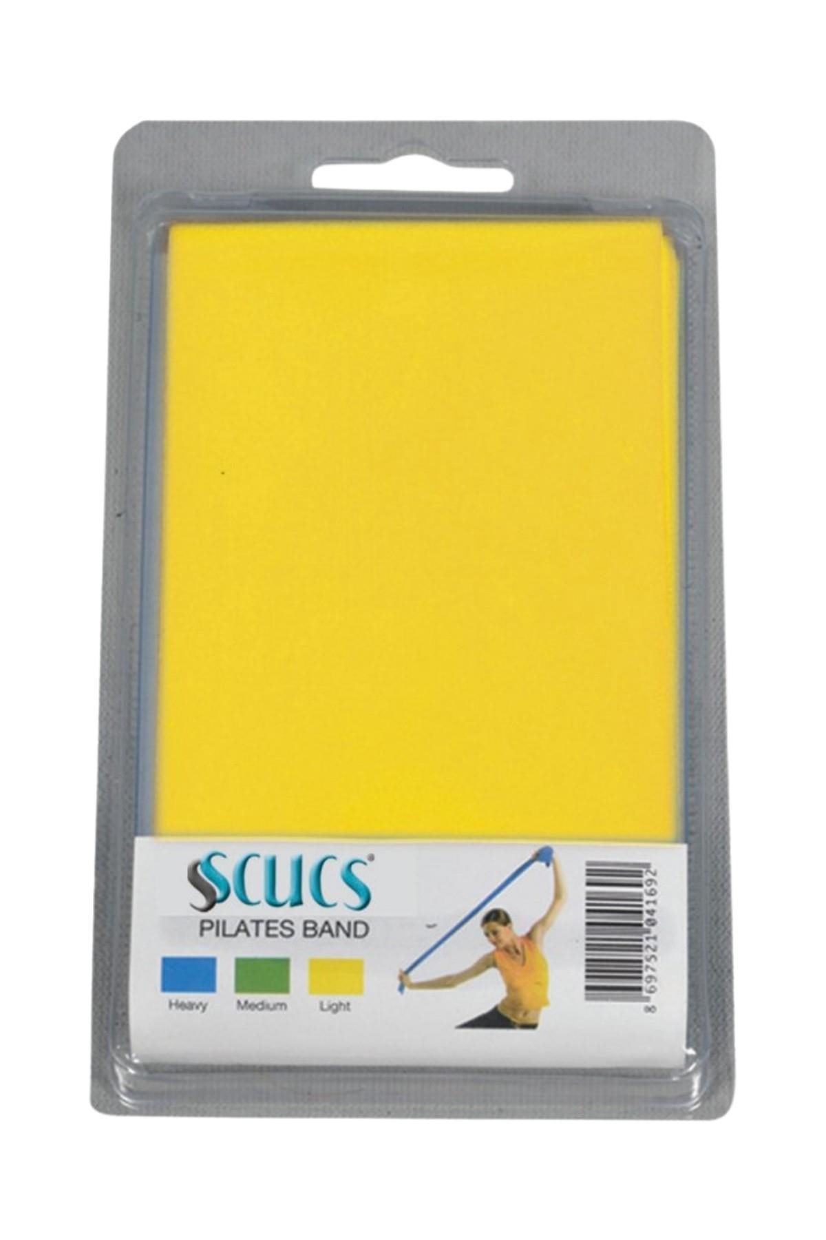 ScucsScucs SCX-1060 Tekli Pilates Bandı Hafif Sarı