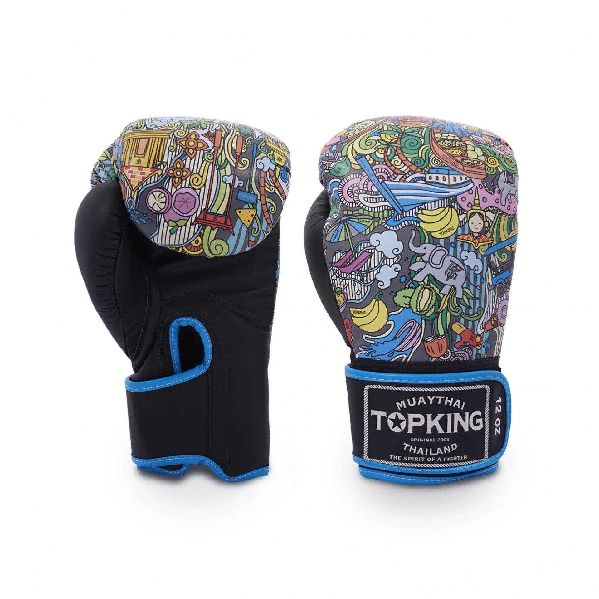 TopkingTopking TKBGCT-TH Thai Culture Boks Eldiveni Muay Thai Eldiveni