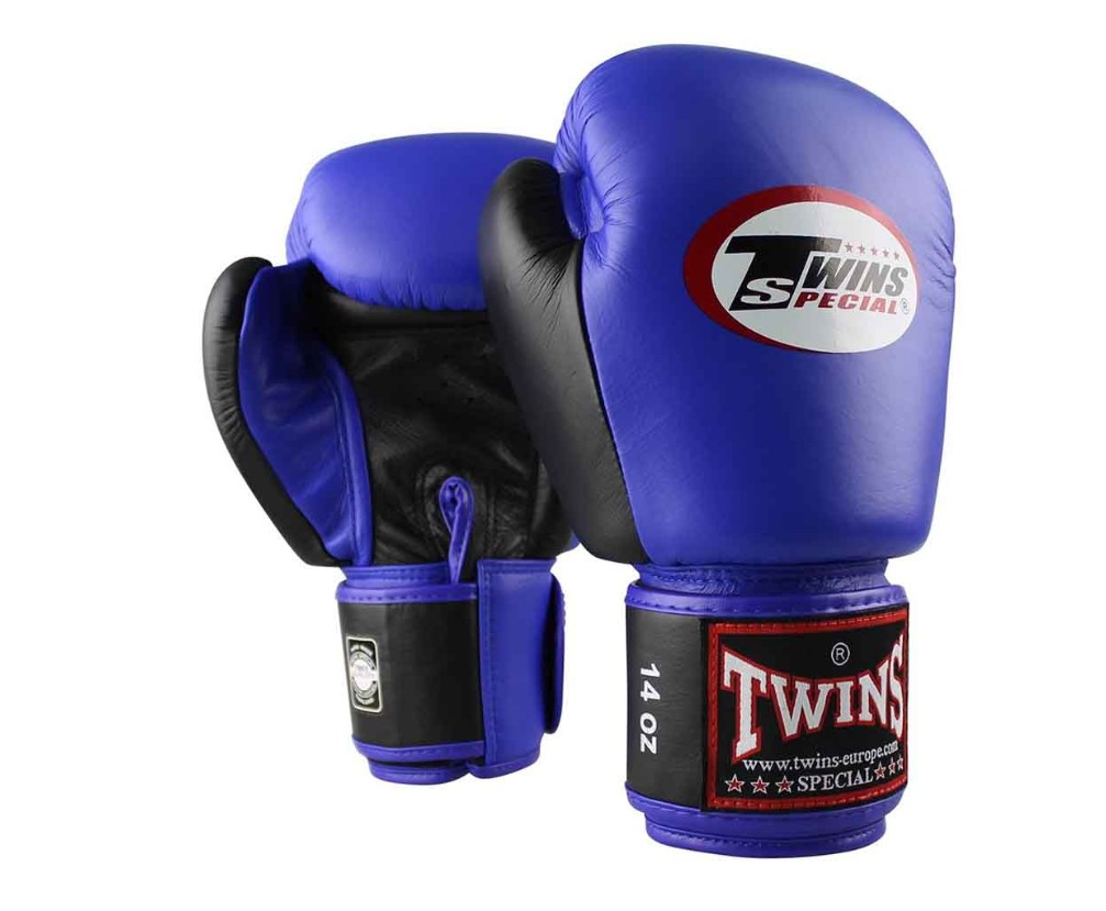 TwinsTwins BGVL3-2T Boks Eldiveni mavi Muay Thai Eldiveni 