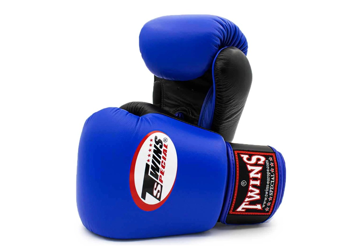 TwinsTwins BGVL3-2T Boks Eldiveni mavi Muay Thai Eldiveni 